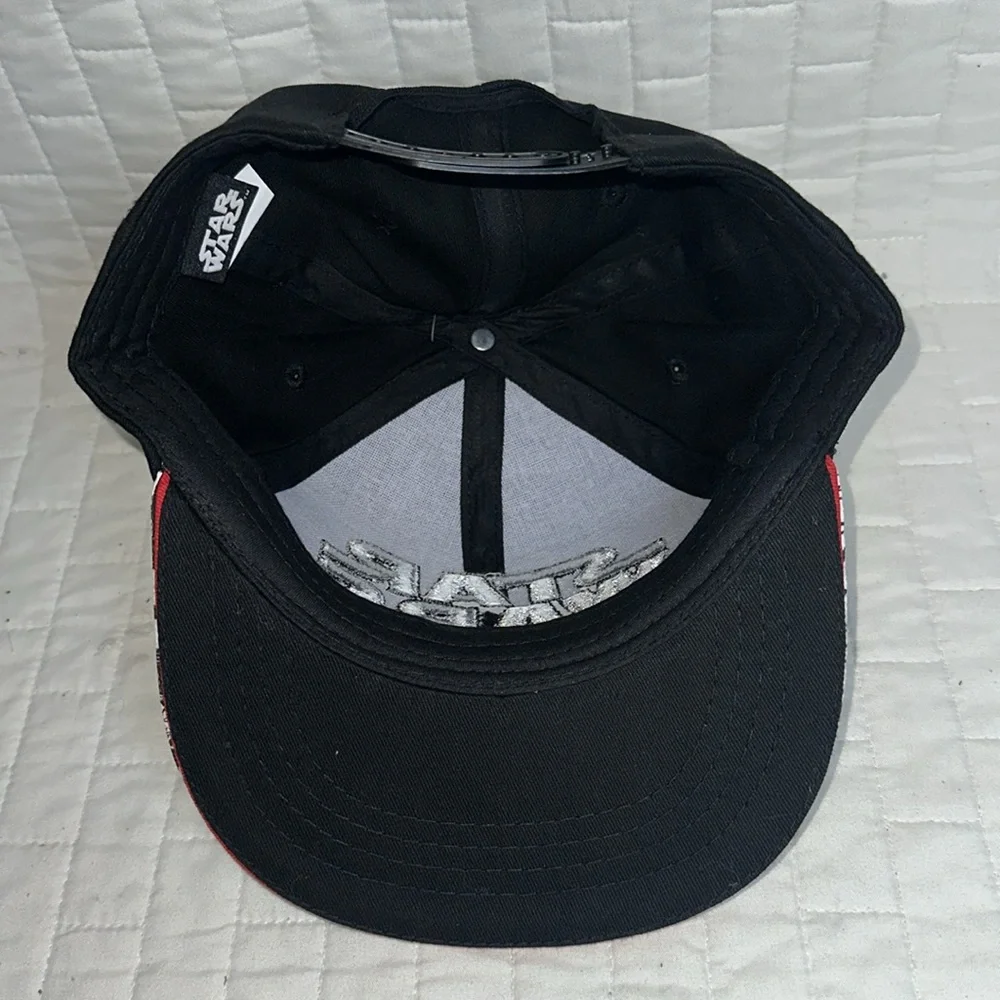 Star Wars Kids Black and Silver Cap SnapBack Youth OSFM NWT